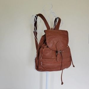 Brown Serge Agostini Backpack